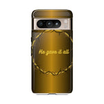 Gold Crown Phone Case - Inspirational Phone Cover, Tough Cases, Gifts for Christians, Spiritual Decor, Meaningful Accessories