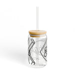 Vaso con sorbo inspirador de fe, 16 oz - Artículos de bebida motivacionales para el hogar, la cocina, regalos, eventos religiosos y celebraciones