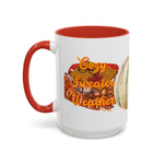 Cozy Autumn Accent Coffee Mug - Perfect for Fall Gatherings, Thanksgiving Decor, Hot Beverage Lovers, and Seasonal Gift Ideas