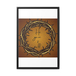 Framed Wall Art: 'He Gave It All'