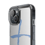 Cross Design Clear Phone Case, Minimalist Phone Cover, Transparent Case, Faith-Inspired Gift, Christian Cell Phone Protector