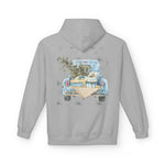 Christmas Truck Hoodie — Merry Christmas Vintage Pickup with Tree Holiday Sweatshirt