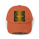 Stylish Unisex Distressed Cap with Inspirational Quote, Perfect Gift for Men and Women, Casual Wear, Summer Hat, Trendy Accessory, [...]