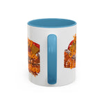 Cozy Autumn Accent Coffee Mug - Perfect for Fall Gatherings, Thanksgiving Decor, Hot Beverage Lovers, and Seasonal Gift Ideas