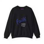 Faith Over Fear Crewneck Sweatshirt — Spirit of Peace 2 Timothy 1:7