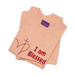 Blessed Unisex T-Shirt, Faith Tee, Christian Apparel, Inspirational Gift, Positive Message Shirt, Spiritual Clothing