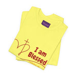 Blessed Unisex T-Shirt, Faith Tee, Christian Apparel, Inspirational Gift, Positive Message Shirt, Spiritual Clothing