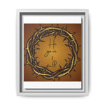 Framed Wall Art: 'He Gave It All'