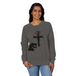 Spiritual Prayer Crewneck Sweatshirt | Faith-Based Apparel, Religious Gift, Casual Wear, Comfort Clothing, Everyday Style