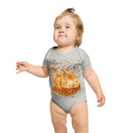 Fall Themed Baby Bodysuit, Cute Pumpkin Design, Autumn Infant Outfit, Seasonal Baby Gift, Halloween Baby Clothes