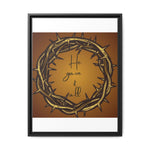 Framed Wall Art: 'He Gave It All'