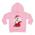 Toddler Hoodie — Merry Christmas Snowman Gift Pullover