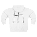 Faith-Inspired Unisex Zip Hoodie, Comfortable Christian Apparel, Freedom Hoodie, Religious Gift, Trendy Streetwear, Casual Wear