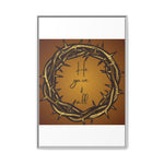 Framed Wall Art: 'He Gave It All'