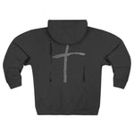 Faith-Inspired Unisex Zip Hoodie, Comfortable Christian Apparel, Freedom Hoodie, Religious Gift, Trendy Streetwear, Casual Wear