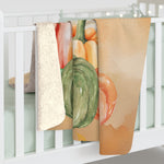 Cozy Pumpkin Sherpa Fleece Blanket, Fall Decor, Warm Throw Blanket, Autumn Comfort, Perfect for Thanksgiving