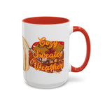 Cozy Autumn Accent Coffee Mug - Perfect for Fall Gatherings, Thanksgiving Decor, Hot Beverage Lovers, and Seasonal Gift Ideas