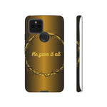 Gold Crown Phone Case - Inspirational Phone Cover, Tough Cases, Gifts for Christians, Spiritual Decor, Meaningful Accessories