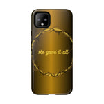 Gold Crown Phone Case - Inspirational Phone Cover, Tough Cases, Gifts for Christians, Spiritual Decor, Meaningful Accessories