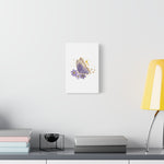 Butterfly Canvas Art Print, Floral Wall Decor, Nature Lover's Gift, Home Aesthetic, Spring Decor, Boho Interior Accent