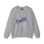 Faith Over Fear Crewneck Sweatshirt — Spirit of Peace 2 Timothy 1:7