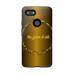 Gold Crown Phone Case - Inspirational Phone Cover, Tough Cases, Gifts for Christians, Spiritual Decor, Meaningful Accessories