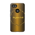 Gold Crown Phone Case - Inspirational Phone Cover, Tough Cases, Gifts for Christians, Spiritual Decor, Meaningful Accessories