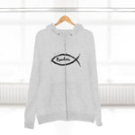 Faith-Inspired Unisex Zip Hoodie, Comfortable Christian Apparel, Freedom Hoodie, Religious Gift, Trendy Streetwear, Casual Wear