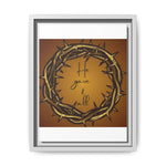 Framed Wall Art: 'He Gave It All'