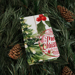 Christmas Wrapping Paper with Holly and Pine Trees, Holiday Gift Wrap, Festive Wrapping Paper for Gifts, Pretty Christmas Design, [...]