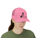 Faith-Inspired Snapback Trucker Cap with Cross Design, Adjustable Baseball Hat, Christian Gift, Outdoor Wear, Casual Style
