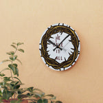 Faith-Inspired Acrylic Wall Clock, Christian Decor, He Gave It All, Inspirational Gift, Religious Home Accent