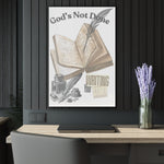 Inspirational Acrylic Wall Art Print, Motivational Decor for Writers, Home Office Gift, Christian Wall Art, Unique Gift Ideas