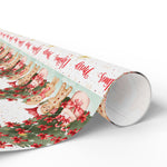 Christmas Tree & Gingerbread Wrapping Paper — Festive Holiday Gift Wrap