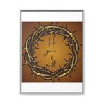 Framed Wall Art: 'He Gave It All'