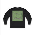 Blessed Beyond Measures Long Sleeve Tee, Unisex Cotton Shirt, Spiritual Gift, Inspirational Clothing, Motivational Apparel, Casual Wear