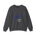 Faith Over Fear Crewneck Sweatshirt — Spirit of Peace 2 Timothy 1:7