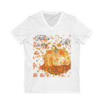 Unisex Jersey Short Sleeve V-Neck Tee