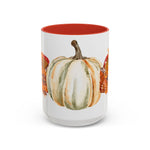 Cozy Autumn Accent Coffee Mug - Perfect for Fall Gatherings, Thanksgiving Decor, Hot Beverage Lovers, and Seasonal Gift Ideas