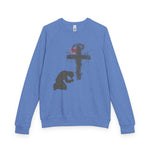 Spiritual Prayer Crewneck Sweatshirt | Faith-Based Apparel, Religious Gift, Casual Wear, Comfort Clothing, Everyday Style