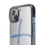 Cross Design Clear Phone Case, Minimalist Phone Cover, Transparent Case, Faith-Inspired Gift, Christian Cell Phone Protector
