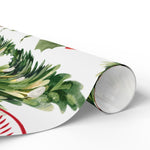 Christmas Wrapping Paper with Holly and Pine Trees, Holiday Gift Wrap, Festive Wrapping Paper for Gifts, Pretty Christmas Design, [...]
