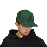 Faith-Inspired Snapback Trucker Cap with Cross Design, Adjustable Baseball Hat, Christian Gift, Outdoor Wear, Casual Style