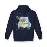 Christmas Truck Hoodie — Merry Christmas Vintage Pickup with Tree Holiday Sweatshirt