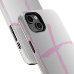 Pink Cross Impact-Resistant Phone Case | Durable Christian Phone Cover, Faith-Inspired Tech Gift, Stylish Protection, Spiritual Accessory