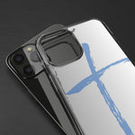 Cross Design Clear Phone Case, Minimalist Phone Cover, Transparent Case, Faith-Inspired Gift, Christian Cell Phone Protector