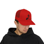 Faith-Inspired Snapback Trucker Cap with Cross Design, Adjustable Baseball Hat, Christian Gift, Outdoor Wear, Casual Style