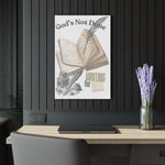 Inspirational Acrylic Wall Art Print, Motivational Decor for Writers, Home Office Gift, Christian Wall Art, Unique Gift Ideas