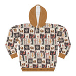 Christmas Gingerbread Patchwork Hoodie — Merry Christmas All-Over Print