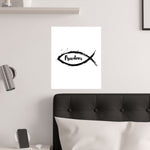 Inspirational Satin Posters | Wall Art, Home Decor, Gift, Motivational Art, Religious Poster